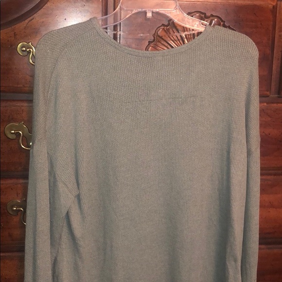 Mudd size L button down v neck long sleeve shirt - Picture 8 of 10